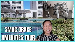 (LATE VIDEO PRE-COVID) SMDC GRACE AMENITIES TOUR + STORES NEAR