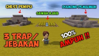 3 Trap/Jebakan yg bisa kalian buat di Mini World Block Art Indonesia | DI JAMIN AMPUH !!