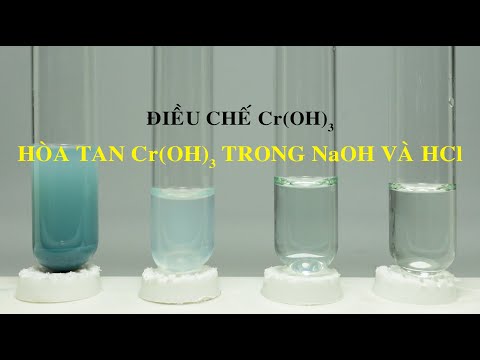 Video Cr2(SO4)3+NaOH. Chromium(III) sulfate reacts with sodium hydroxide. The amphoteric nature of Cr(OH)3 - youtube