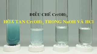 Cr2(SO4)3 + NaOH. Chromium(III) sulfate tác dụng với sodium hydroxide. Tính lưỡng tính của Cr(OH)3