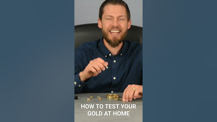 is my gold real? find out with some simple at home tests