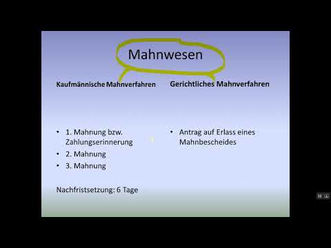 Forderungsmanagement und Mahnwesen Vers. 2020