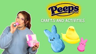 PEEPS Easter Crafts and Activities With Jukie Davie!