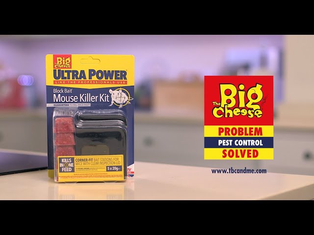Mouse Killer Kit 15 Pasta Sachets - The Big Cheese Official Manufacturer