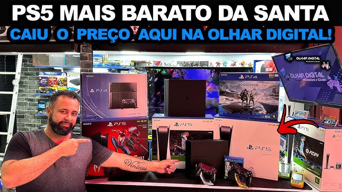 PlayStation 5 (PS5) tem preço reduzido e fica mais barato no Brasil
