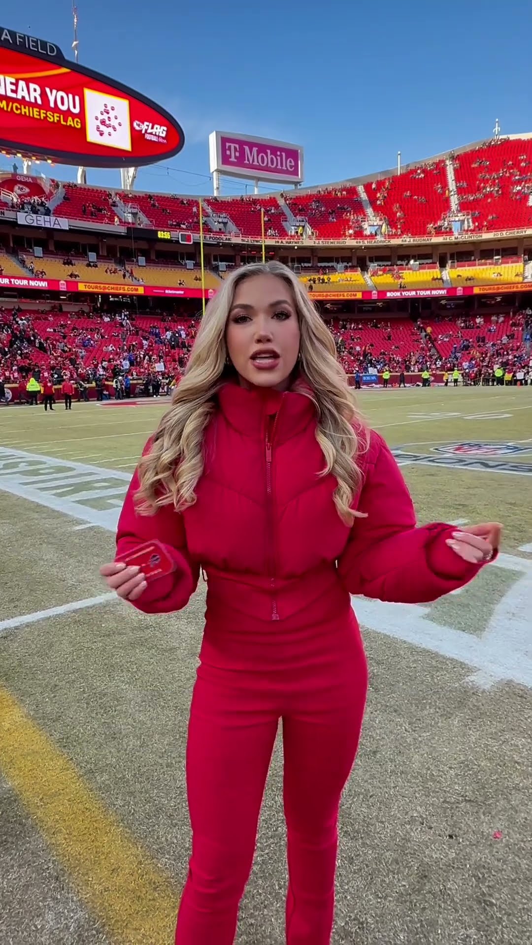 Gracie Hunt shares Bible verse, Habakkuk 3:19, at AFC Championship game between Chiefs and Bills