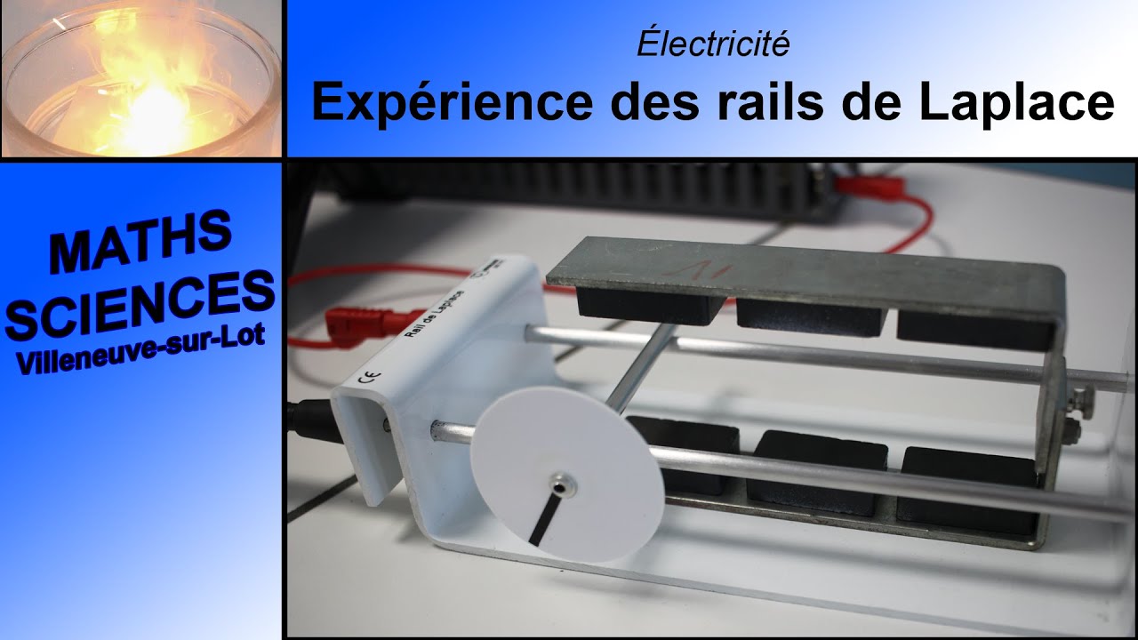 La Place Rails Elec - Expérience des rails de Laplace - YouTube