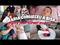 VLGO: RECEBEMOS VISITAS, MARIA ALICE CONHECEU A BISA | AGORA ELA PODE DORMIR NO BERÇO! 😱