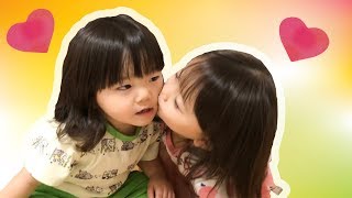 【ママの姉妹観察！】ゆうひなたがただラブラブしているだけの動画。【モニタリング】