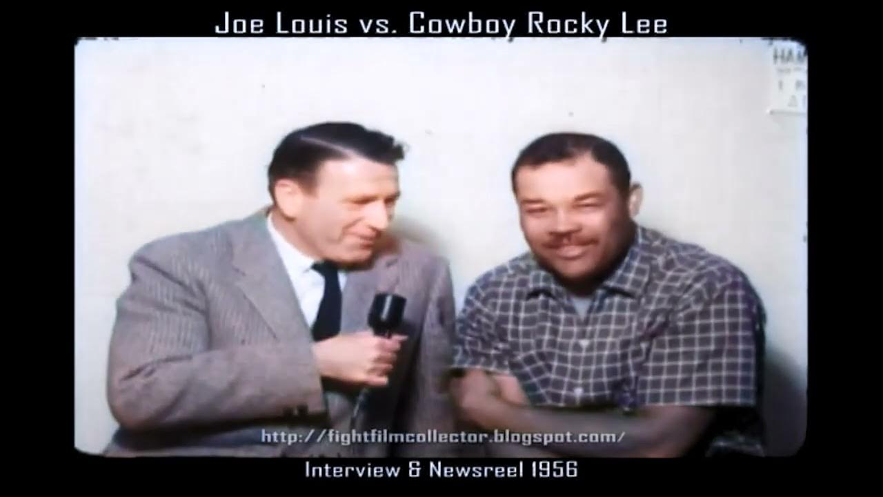 Retired Joe Louis vs. Cowboy Rocky Lee Wrestling Ref Jersey Joe Walcott