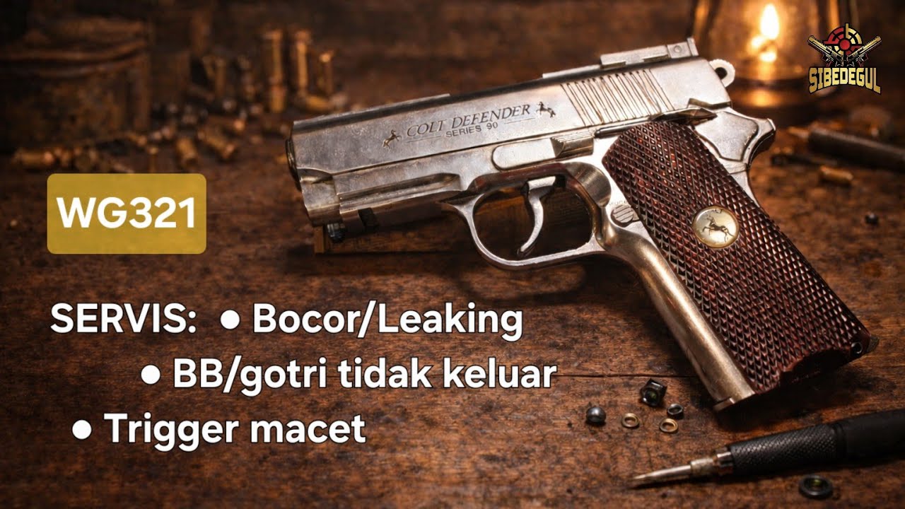 Servis BB/gotri tidak keluar / macet WG321 M84 Glock 