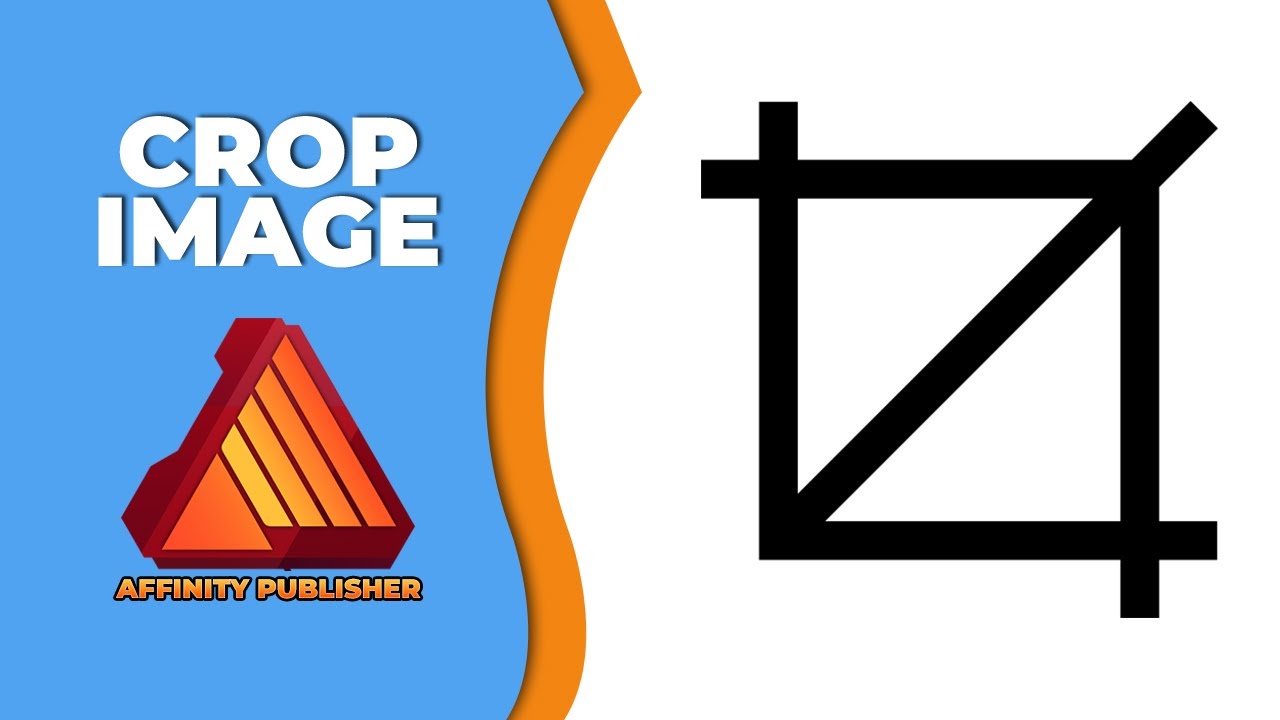 How to crop image in affinity publisher - YouTube