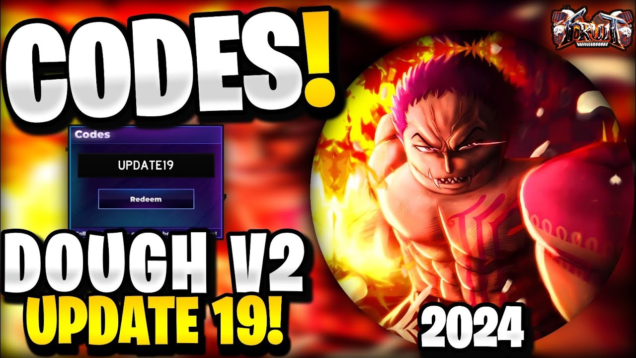 🔥*NEW* ALL WORKING DOUGH V2 UPDATE 19 CODES FOR FRUIT BATTLEGROUNDS ...