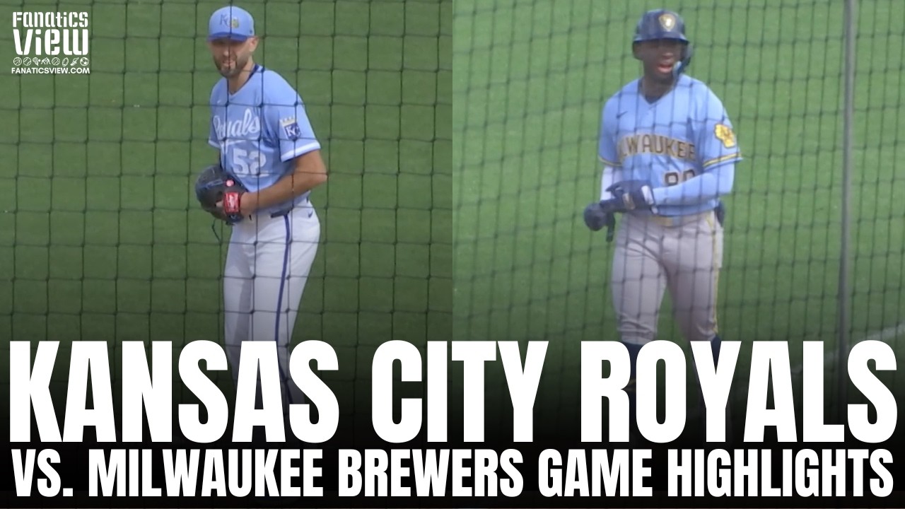 Kansas City Royals vs. Milwaukee Brewers 2026 Spring Training Game Highlights | 3.1.26