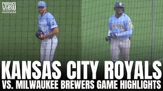 Kansas City Royals vs. Milwaukee Brewers 2026 Spring Training Game Highlights | 3.1.26