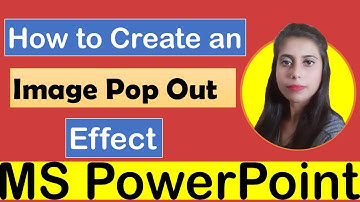 How to create an Image Pop Out Effect in MS Powerpoint