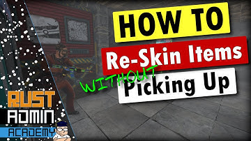 ⚠️Brand NEW Plugin Alert | Skinner ©️ by Whispers88 | ®️ Rust Admin Academy Tutorial 2021