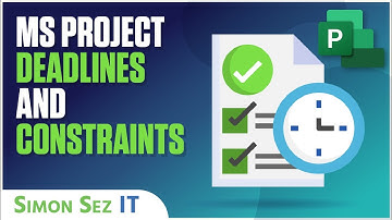 Working with Deadlines and Constraints in Microsoft Project