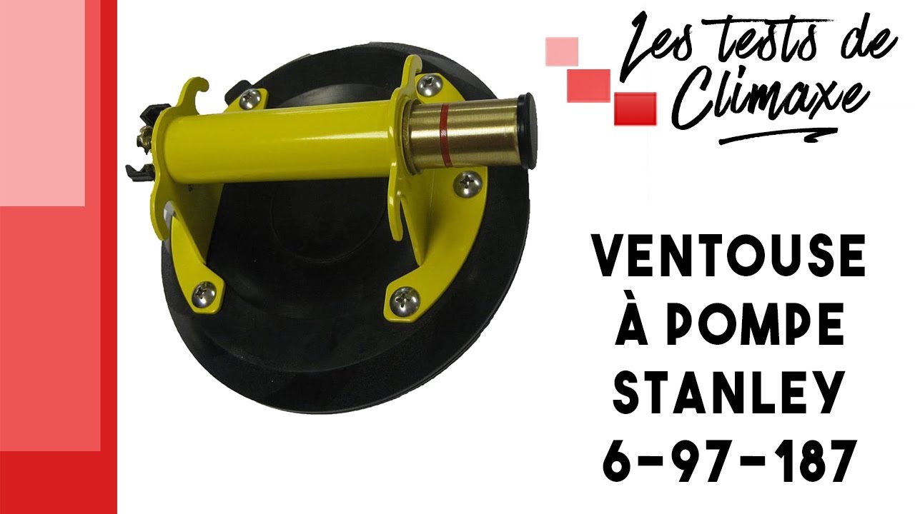 Ventouse à pompe bi-matière 120kg - STANLEY - 6-97-187