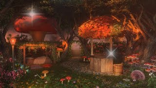 Enchanted Forest Ambience 🌲✨ The secret magical wishing-well (occasional rain, nature sounds, magic)