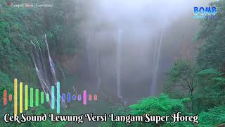 Cek Sound Lewung Super Horeg