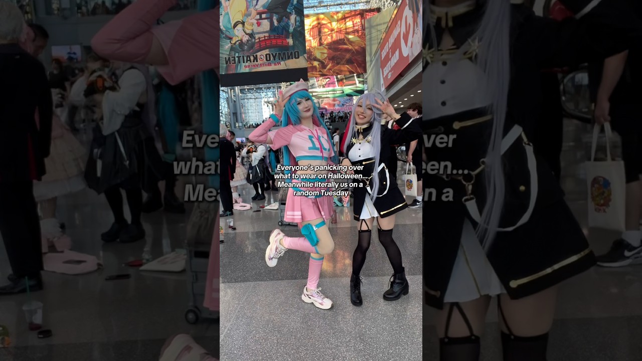 Every day is Halloween when you’re a cosplayer 😝🥬 #hatsunemiku #hatsunemikucosplay #fortnitemiku