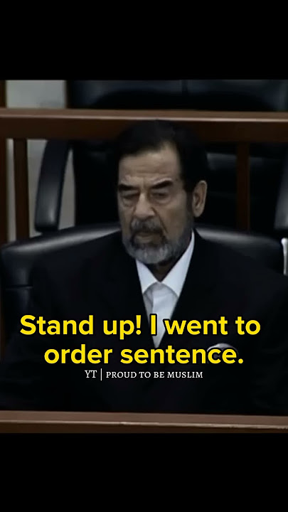 The King Saddam Hussein Edit 🔥😎 || #shorts
