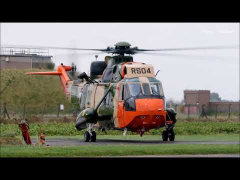 Ex Belgian Air Force Sea King Mk48, the day of departure to Historic Helicopters.