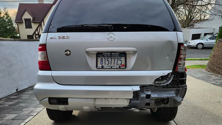 Mercedes Benz  W163 Rear Bumper ML270  ML320 ML350 ML430 ML500 ML55