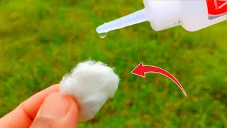 Super Glue and Cotton Miracle ! Pour Glue On Cotton and Amaze With Results