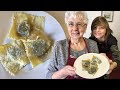 Pasta Grannies discovers pear and parmesan ravioli called 'ciaroncíe de clózein'