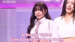 (Universe Ticket) Line Evolution : Yoon Sooin