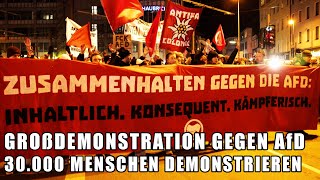 30.000 Menschen demonstrieren gegen die AfD - Kölner Heumarkt ist überfüllt | 16.01.2024