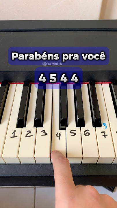 Parabéns pra você - PIANO 🎹 (aula completa)