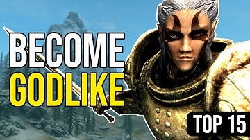 15 manieren om GODLIJ te worden in Skyrim (zonder mods)
