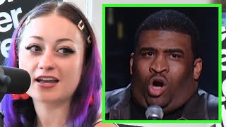 Patrice O'Neal Asks Purple Hair Feminist BRUTAL Question
