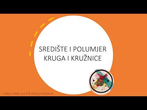 Video: Kako Odrediti Polumjer Kruga