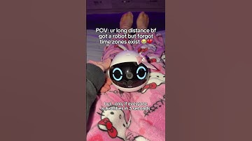 Why’s he like this? 😭💕 #longdistance #minirobot