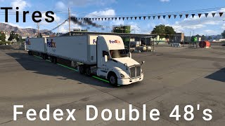 FedEx Double 48s - Tires - Reno to Carson City, NV by countryboy_gaming 236 views 2 months ago 10 minutes, 49 seconds