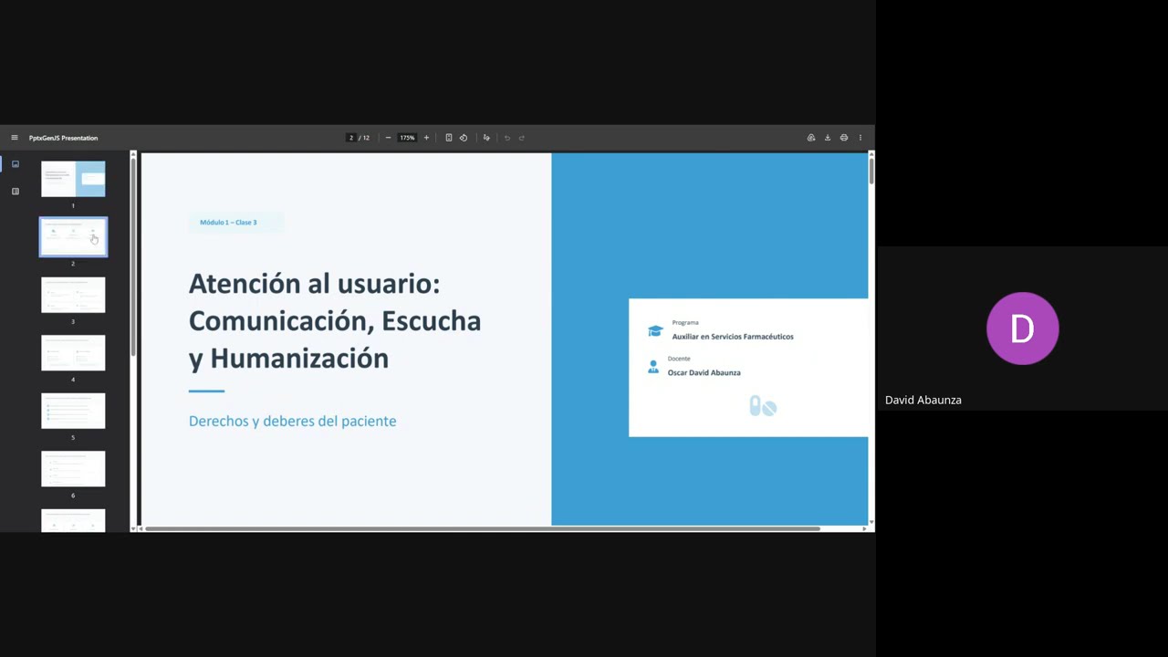 Técnico Laboral en Auxiliar en Servicios Farmacéuticos | Atención al usuario, comunicación