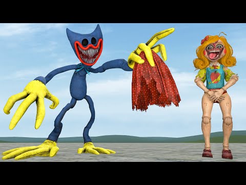 HUGGY WUGGY ATTACKED MISS DELIGHT POPPY PLAYTIME CHAPTER 3 in GARRYS MOD