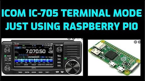 ICOM IC-705/52 Terminal Mode -Connect to Dstar REF-DCS XLX XRF £12 Raspberry Pi0-no Hotspot-