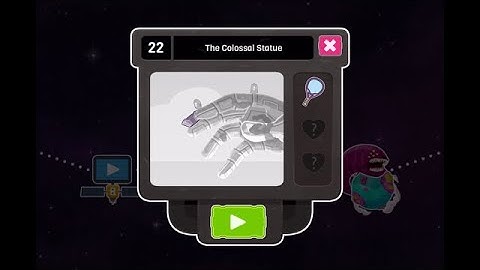 Love You to Bits walkthrough - Level 22 - The Colossal Statue