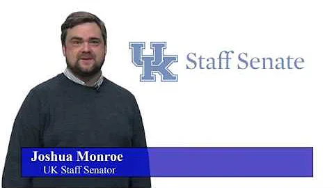 UK Staff Senator Joshua Monroe