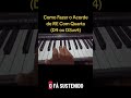 Como fazer o acorde de RE com quarta (D4 ou DSus4) #piano #pianotutorial #axordes