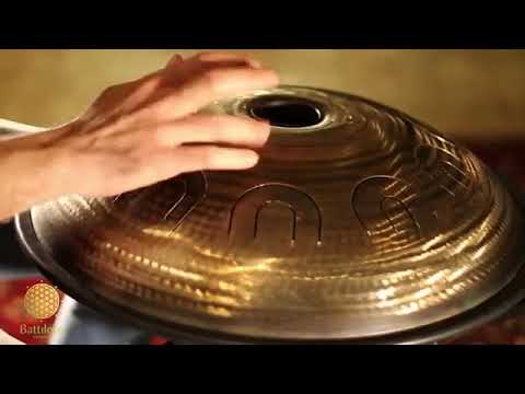 Battiloro Handpan: Steel Tongue - D minor 432 Hz