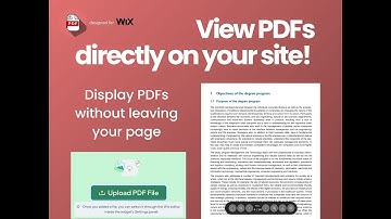 Wix PDF Viewer & Downloader Tutorial Video - How to add PDF to Wix Site