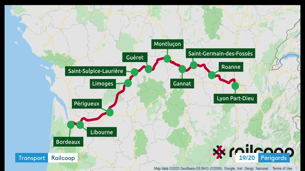 Railcoop et la relance de la ligne Bordeaux-Lyon