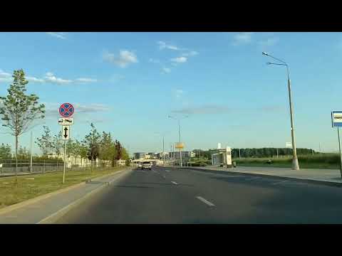 Новая дорога в Коммунарку с Калужского шоссе! Открытия 2022 года! На машине с комментариями!