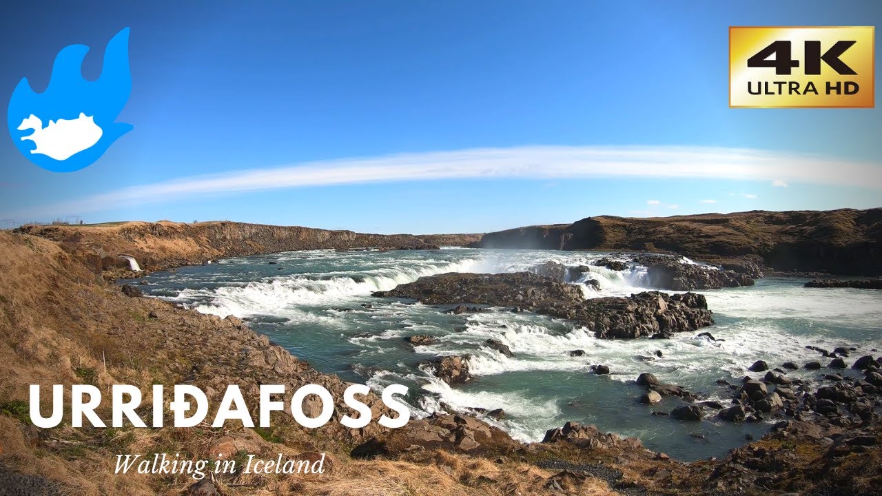 Iceland Walking Tour - Urriðafoss [4K] — Urriðafoss — video poster